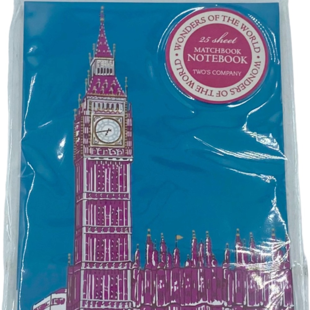 New Two’s Company Wonders of the World London UK Big Ben Notebook